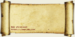 Jovana Veljković vizit kartica